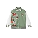Disney Girl &amp; Boy Varsity Bomber Jacket Fall Sweatshirt Toddler to Big Kid