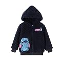 Disney Girl/Boy Fleece Jacket Zipper Sherpa Fuzzy Hoodie Winter Coat 2-13Y