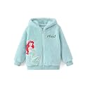 Disney Girl/Boy Fleece Jacket Zipper Sherpa Fuzzy Hoodie Winter Coat 2-13Y