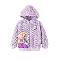 Disney Girl/Boy Fleece Jacket Zipper Sherpa Fuzzy Hoodie Winter Coat 2-13Y