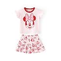 Disney Girls' 2-Piece Outfit Sweatshirt Top &amp; Pleated Skirt Set 2-9Y