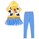 Disney Girls' Cosplay 2-Piece Hooded Tee and Leggings Set for Baby &amp; Kids