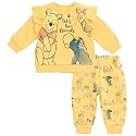 Disney Girls' Fleece Sweatshirt and Pants Set for Baby &amp; Kids