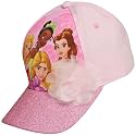 Disney Girls' Frozen Baseball Cap - Princess Elsa and Anna Curved Brim Strap Back Hat (2T-7)