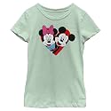 Disney Girls' Mickey Minnie Heart