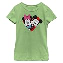 Disney Girls' Mickey Minnie Heart