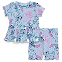 Disney Girls' Ribbed Peplum Tee and Shorts Set for Baby &amp; Kids