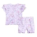 Disney Girls' Ribbed Peplum Tee and Shorts Set for Baby &amp; Kids
