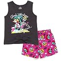 Disney Girls' Sleeveless 2-Piece Tank Top and Shorts Set for Baby & Kids