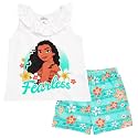 Disney Girls' Sleeveless 2-Piece Tank Top and Shorts Set for Baby &amp; Kids