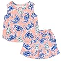 Disney Girls' Sleeveless 2-Piece Tank Top and Shorts Set for Baby &amp; Kids