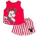Disney Girls' Sleeveless 2-Piece Tank Top and Shorts Set for Baby &amp; Kids