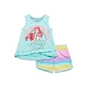 Disney Girls' Sleeveless 2-Piece Tank Top and Shorts Set for Baby &amp; Kids