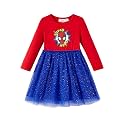Disney Girls' Tulle Tutu Dress Birthday Party Outfit Toddler to Big Kid