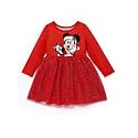 Disney Girls' Tulle Tutu Dress Birthday Party Outfit Toddler to Big Kid