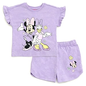 Disney Girls Washed French Terry T-Shirt and