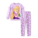 Disney Girls Clothes Long Sleeve Sweatshirt Leggings Outfit 2 Piece Set