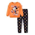 Disney Girls Clothes Long Sleeve Sweatshirt Leggings Outfit 2 Piece Set