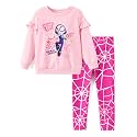 Disney Girls Clothes Long Sleeve Sweatshirt Leggings Outfit 2 Piece Set