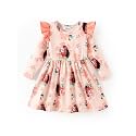 Disney Girls Dress Ruffled Long Sleeve Fall Winter Clothes Baby to Toddler