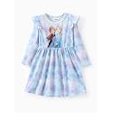 Disney Girls Dress Ruffled Long Sleeve Fall Winter Clothes Baby to Toddler