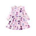 Disney Girls Dress Ruffled Long Sleeve Fall Winter Clothes Baby to Toddler