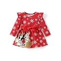 Disney Girls Dress Ruffled Long Sleeve Fall Winter Clothes Baby to Toddler