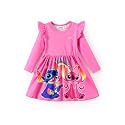 Disney Girls Dress Ruffled Long Sleeve Fall Winter Clothes Baby to Toddler