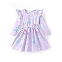 Disney Girls Dress Ruffled Long Sleeve Fall Winter Clothes Baby to Toddler