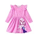 Disney Girls Dress Ruffled Long Sleeve Fall Winter Clothes Baby to Toddler