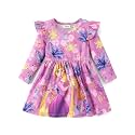 Disney Girls Dress Ruffled Long Sleeve Fall Winter Clothes Baby to Toddler