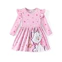 Disney Girls Dress Ruffled Long Sleeve Fall Winter Clothes Baby to Toddler