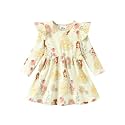 Disney Girls Dress Ruffled Long Sleeve Fall Winter Clothes Baby to Toddler