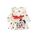 Disney Girls Dress Ruffled Long Sleeve Fall Winter Clothes Baby to Toddler