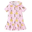 Disney Girls Swim Cover Up Terry Cloth Swimsuit Coverup Zip-Up Wrap Hooded