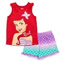 Disney Girls' Sleeveless 2-Piece Tank Top and Shorts Set for Baby &amp; Kids