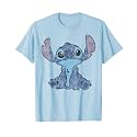 Disney Lilo &amp; Stitch Distressed Stitch Portrait T-Shirt