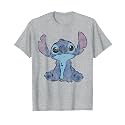 Disney Lilo &amp; Stitch Distressed Stitch Portrait T-Shirt