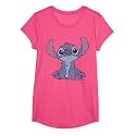 Disney Lilo &amp; Stitch Distressed Stitch Portrait T-Shirt