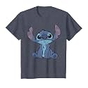 Disney Lilo &amp; Stitch Distressed Stitch Portrait T-Shirt