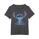 Disney Lilo &amp; Stitch Distressed Stitch Portrait T-Shirt