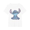 Disney Lilo &amp; Stitch Distressed Stitch Portrait T-Shirt