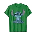 Disney Lilo &amp; Stitch Distressed Stitch Portrait T-Shirt