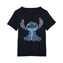 Disney Lilo &amp; Stitch Distressed Stitch Portrait T-Shirt