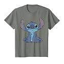 Disney Lilo &amp; Stitch Distressed Stitch Portrait T-Shirt