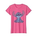 Disney Lilo &amp; Stitch Distressed Stitch Portrait T-Shirt