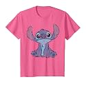 Disney Lilo &amp; Stitch Distressed Stitch Portrait T-Shirt