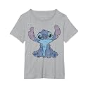 Disney Lilo &amp; Stitch Distressed Stitch Portrait T-Shirt