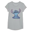 Disney Lilo &amp; Stitch Distressed Stitch Portrait T-Shirt