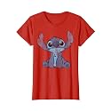 Disney Lilo &amp; Stitch Distressed Stitch Portrait T-Shirt